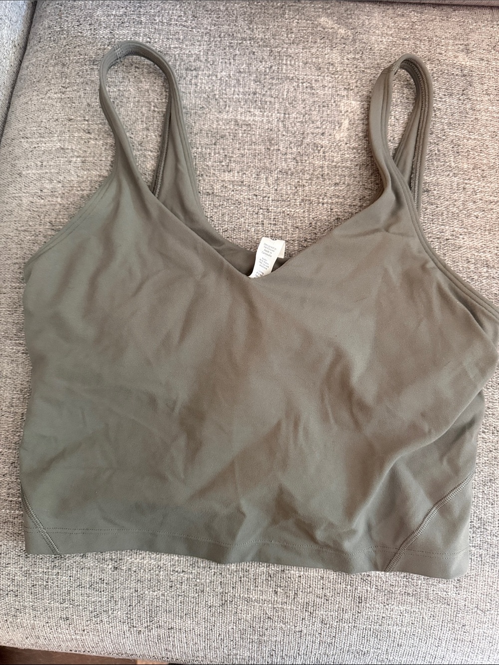 lululemon athletica Olive Green V-Neck Bralette